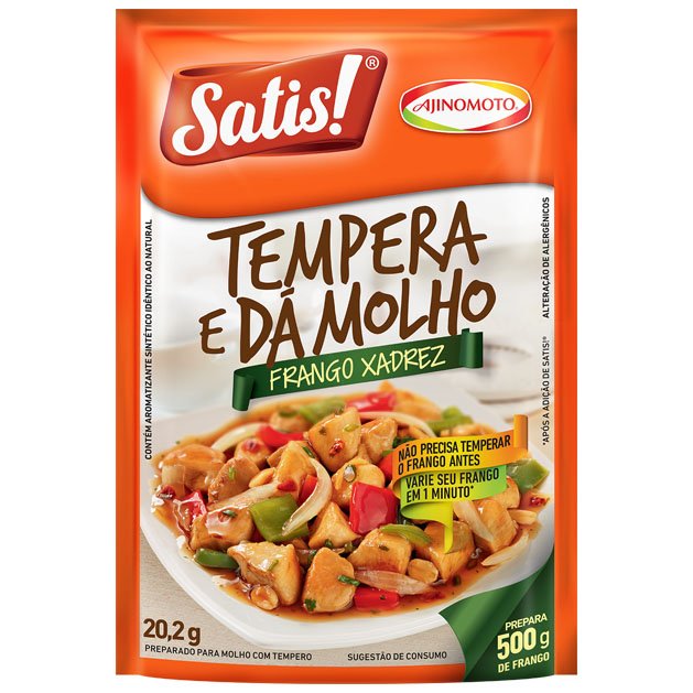 Tempera e dá molho sabor frango xadrez 20g - Elson's