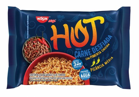 Nissin Lámen Hot Carne Desfiada c/ Pimenta Caiena