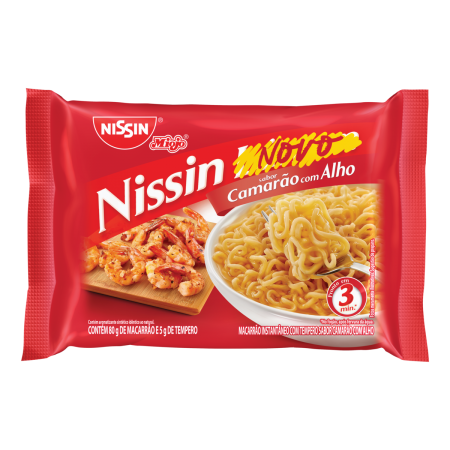 Nissin novo Camarão c/ Alho