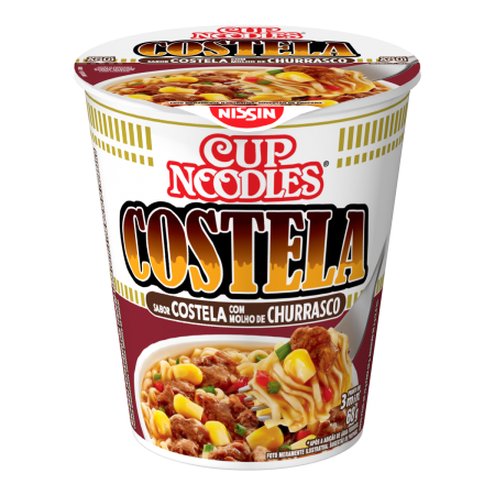 Cup Noodles Costela Com Molho De Churrasco